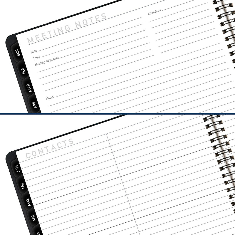 2026 AT-A-GLANCE Contemporary 9" x 11" Monthly Planner, Faux Leather Cover, Black (70-260X-05-26)