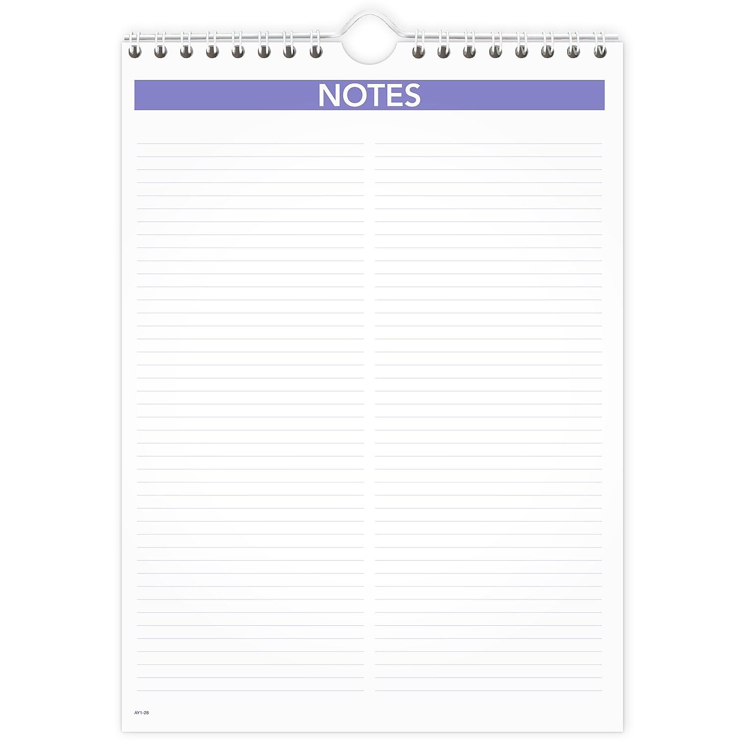 2025-2026 AT-A-GLANCE 8" x 11" Academic Monthly Wall Calendar, Purple/Red (AY1-28-26)