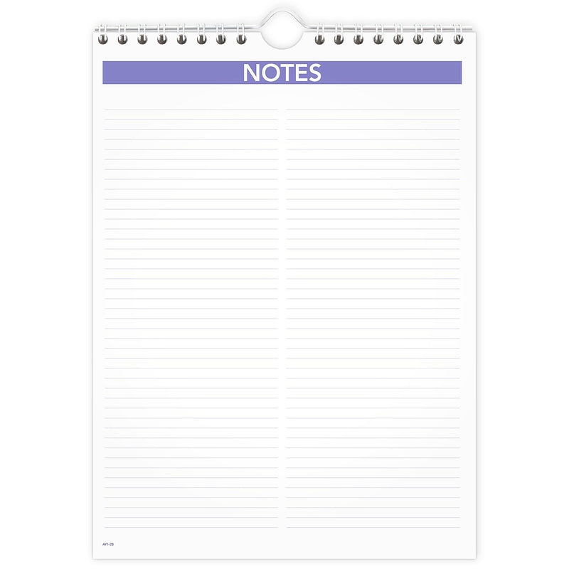 2025-2026 AT-A-GLANCE 8" x 11" Academic Monthly Wall Calendar, Purple/Red (AY1-28-26)