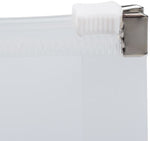 JAM Paper Premium Expanding Wallet with Zipper Closure, Other, Clear, 3/Pack (920Z1clx3)