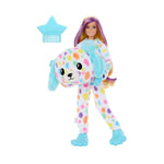 Mattel Barbie Cutie Reveal Color Dream Doll, Dalmatian Plush Costume (HRK41)