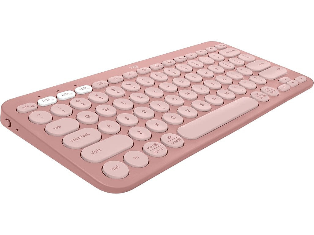 Logitech Pebble Keys 2 K380s Wireless Keyboard, Tonal Rose (920-011777)