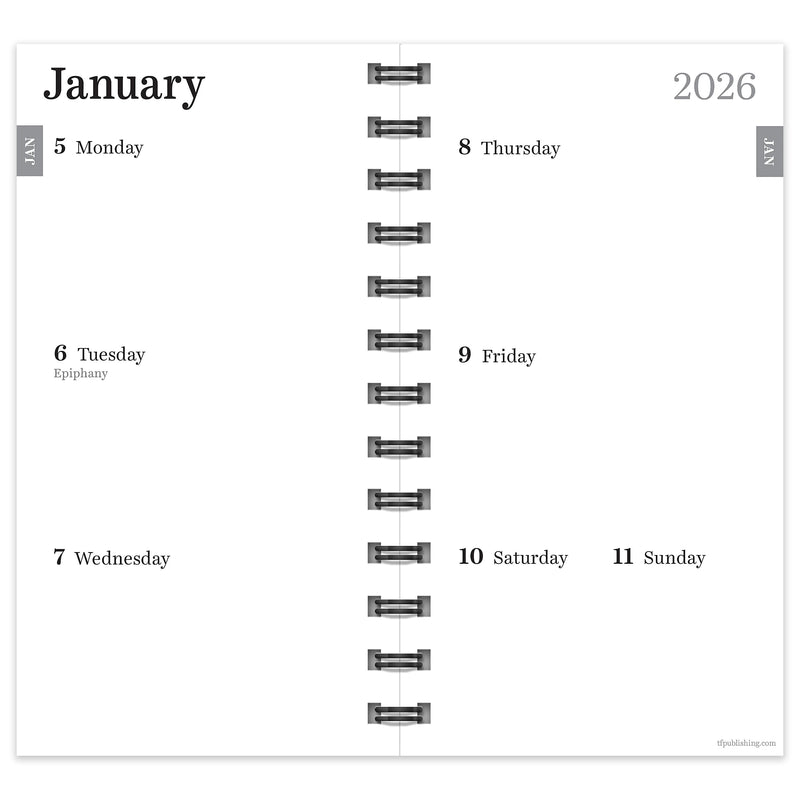 2026 TF Publishing Citrus 3.5" x 6.5" Weekly & Monthly, Paperboard Cover, Multicolored (26-7504)