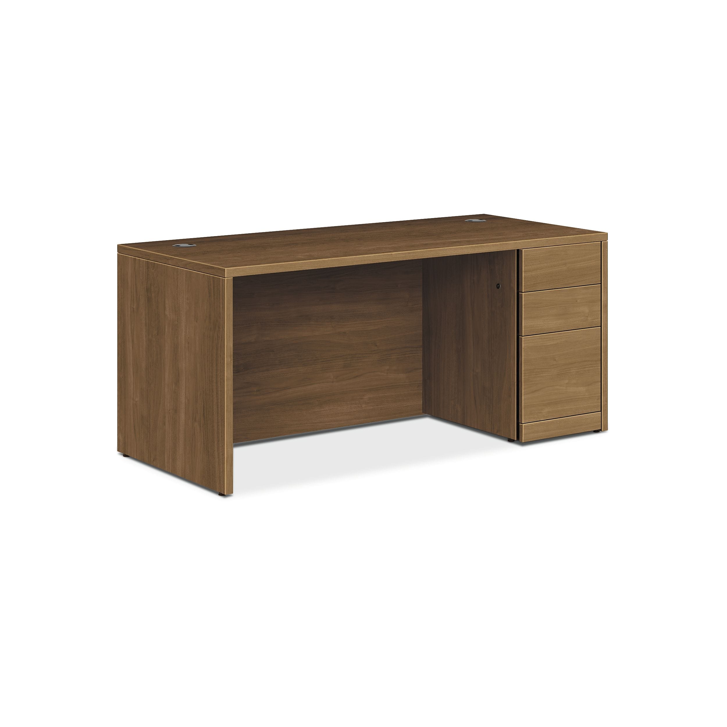 HON 10500 Series 66"W Right Pedestal Desk, Pinnacle (HON105897RPINC)