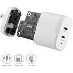 Alogic 2 Port 40W Rapid Power USB-C GaN Wall Charger (WCG2X40-US)