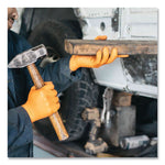 GloveWorks by AMMEX Heavy-Duty Industrial Nitrile Gloves, Powder-Free, 8 mil, X-Large, Orange, 100 Gloves/Box, 10 Boxes/Carton