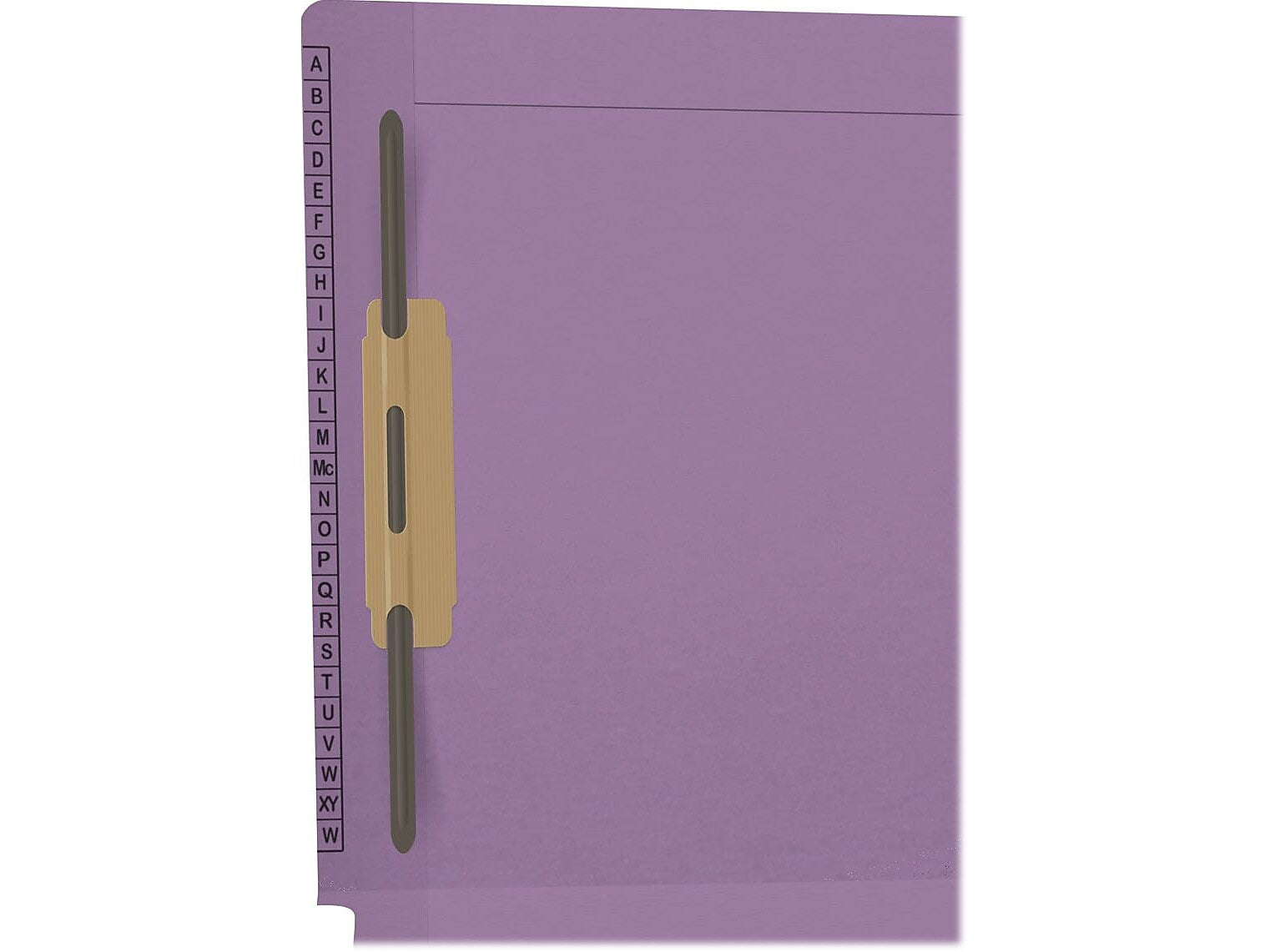Medical Arts Press Kardex Match Reinforced End Tab File Folder, Straight Cut, Letter-Size, Lavender, 50/Box (F1180-LAV)