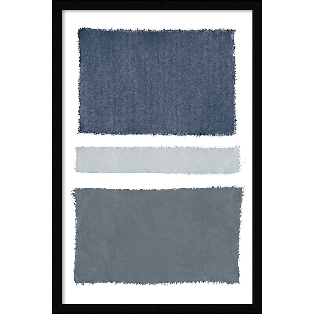 Amanti Art Painted Weaving V Gray by Piper Rhue Wood Framed Wall Art Print, 18" x 26" (A42675461062)
