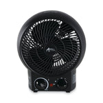 Alera 1500-Watt Heater, 8 1/4" x 4 3/8" x 9 3/8", Black (ALEHEFF10B)