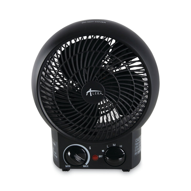 Alera 1500-Watt Heater, 8 1/4" x 4 3/8" x 9 3/8", Black (ALEHEFF10B)