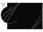 Great Papers Petal Touch Certificate Holders, 9.34" x 12", Modern Black, 5/Pack (2019002)