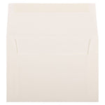 JAM Paper A6 Booklet Envelope 4 3/4" x 6 1/2", Natural Linen, 100/Pack (74083d)