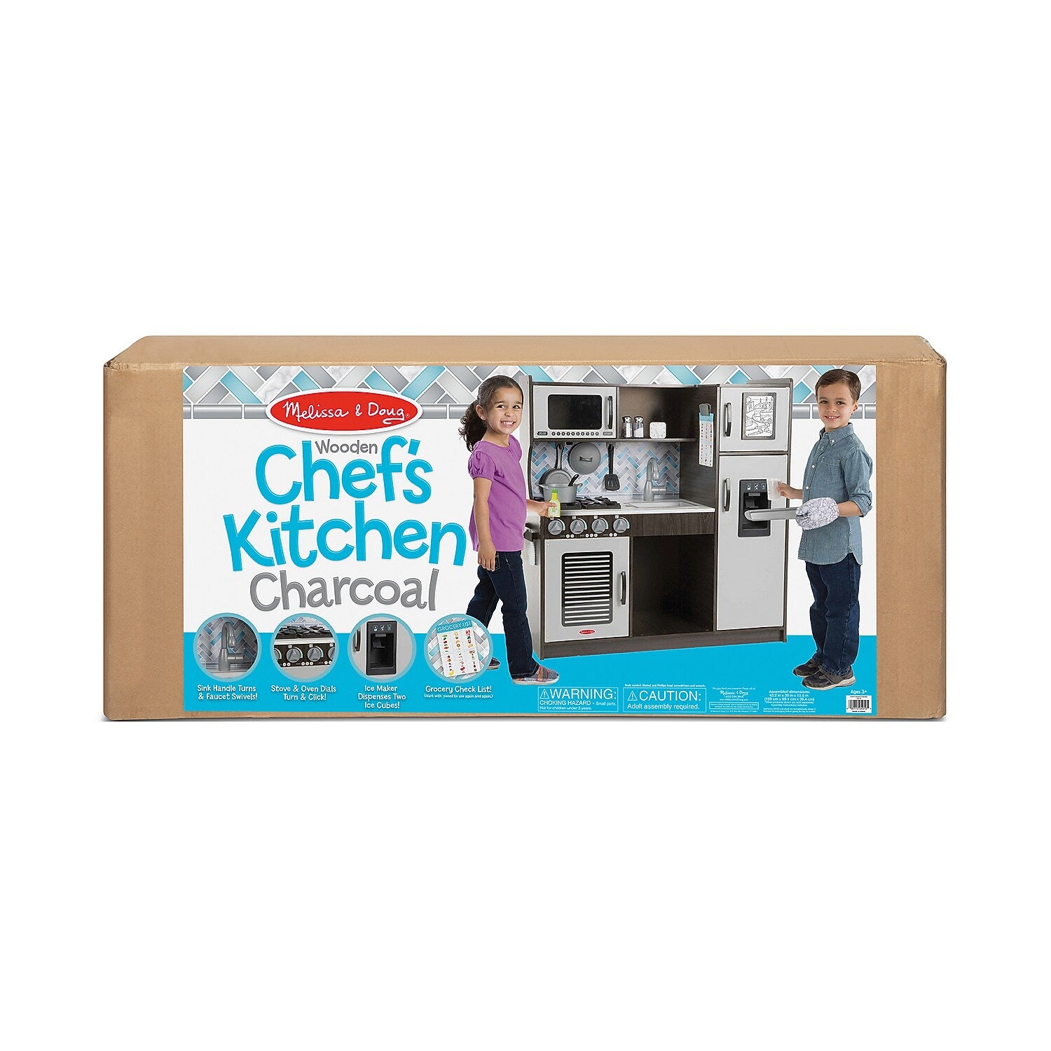 Melissa & Doug Chef's Kitchen, Charcoal (4010)