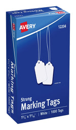 Avery  1-3/4" Marking Tags, White, 1,000/Pack (12204)