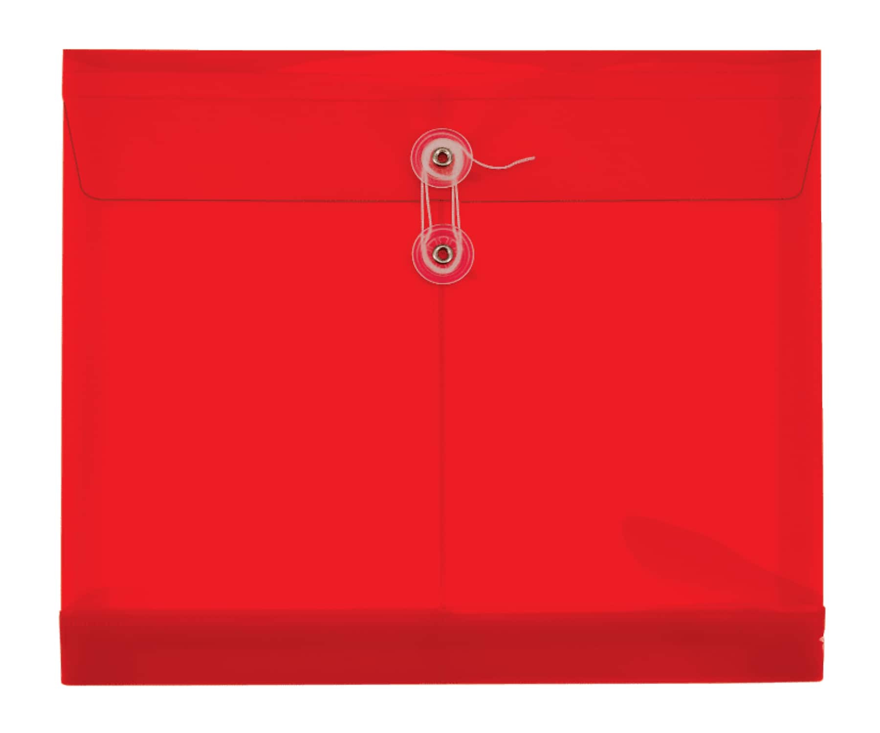 Pendaflex Premium Plastic Document File, Letter, Red, 5/Pack (84527GW)