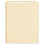 Staples End Tab File Folder, Straight Cut, Letter Size, Manila, Reinforced Tab, 100/Box (ST62568)
