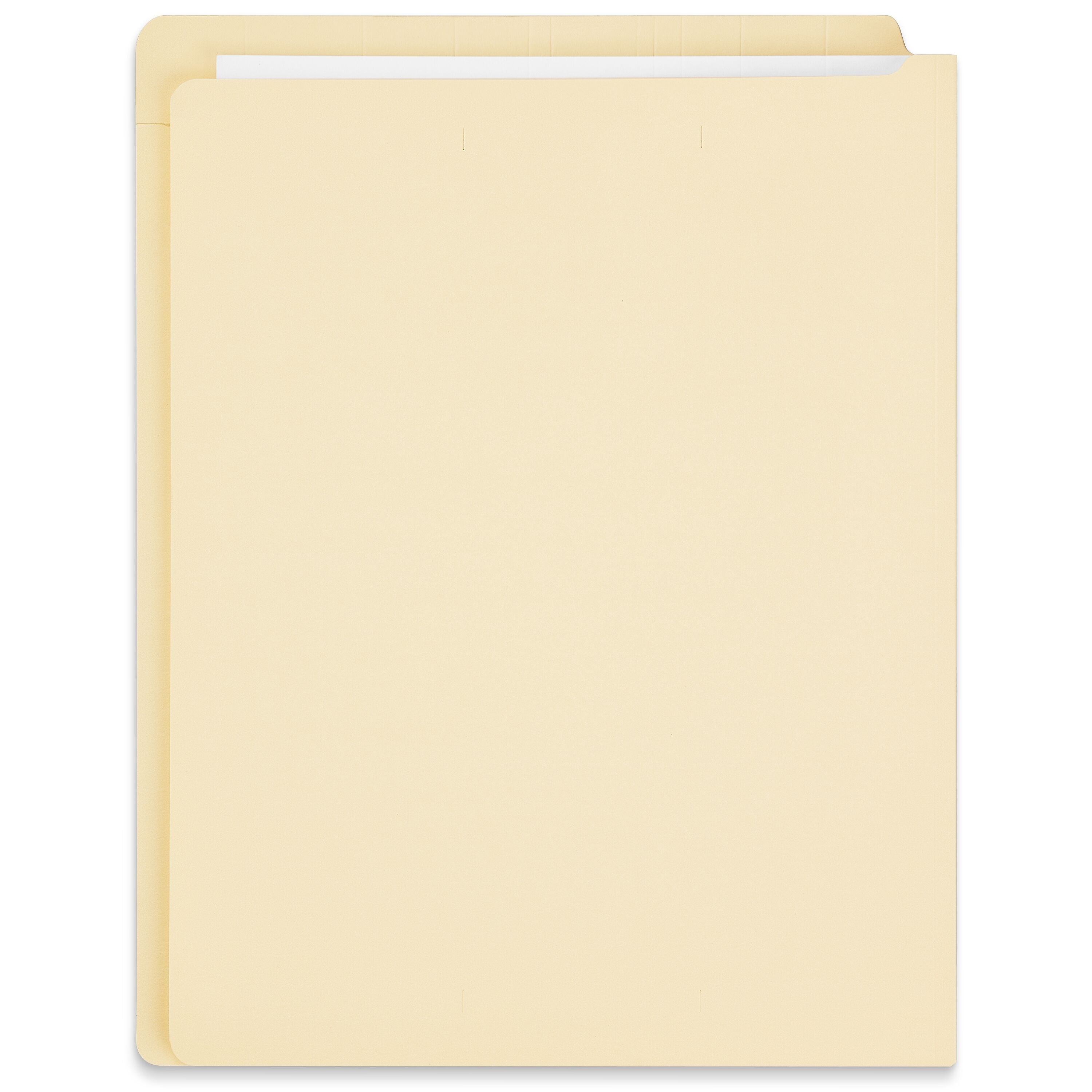 Staples End Tab File Folder, Straight Cut, Letter Size, Manila, Reinforced Tab, 100/Box (ST62568)