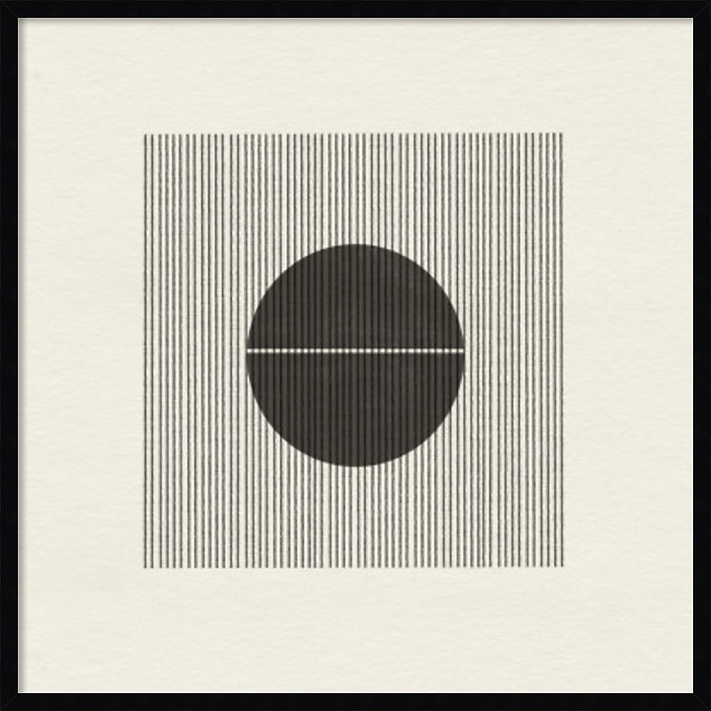 Amanti Art Paper Object No 5 by The MIUUS STUDIO Wood Framed Wall Art Print, 33" x 33" (A42675549502)