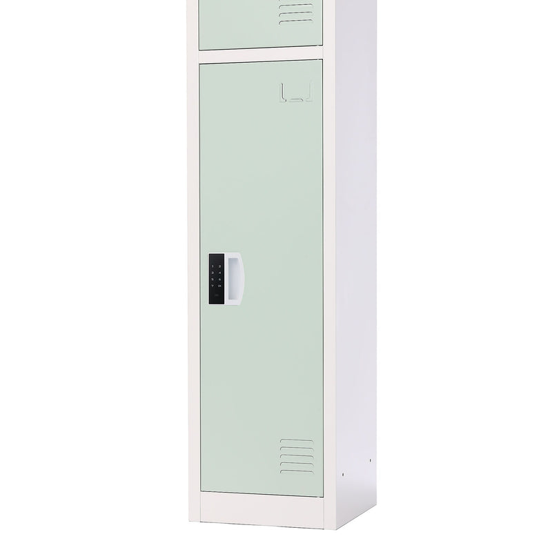 AdirOffice 72"H Single Tier Misty Green Storage Locker (ADI629-201-MGRN-DL)