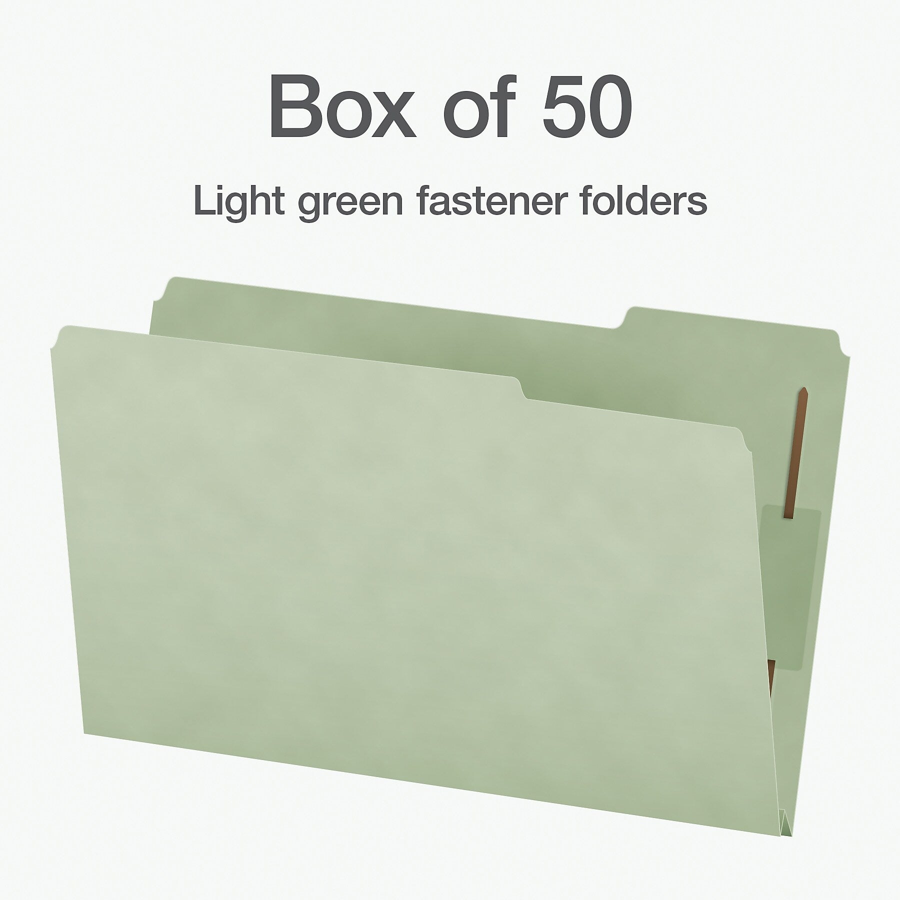Pendaflex Pressboard Classification Folder, 2" Expansion, Legal Size, Gray Green, 25/Box (1006938)