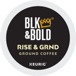 BLK & Bold Rise & GRND Coffee Keurig® K-Cup® Pods, Medium Roast, 20/Box (OKB90055)