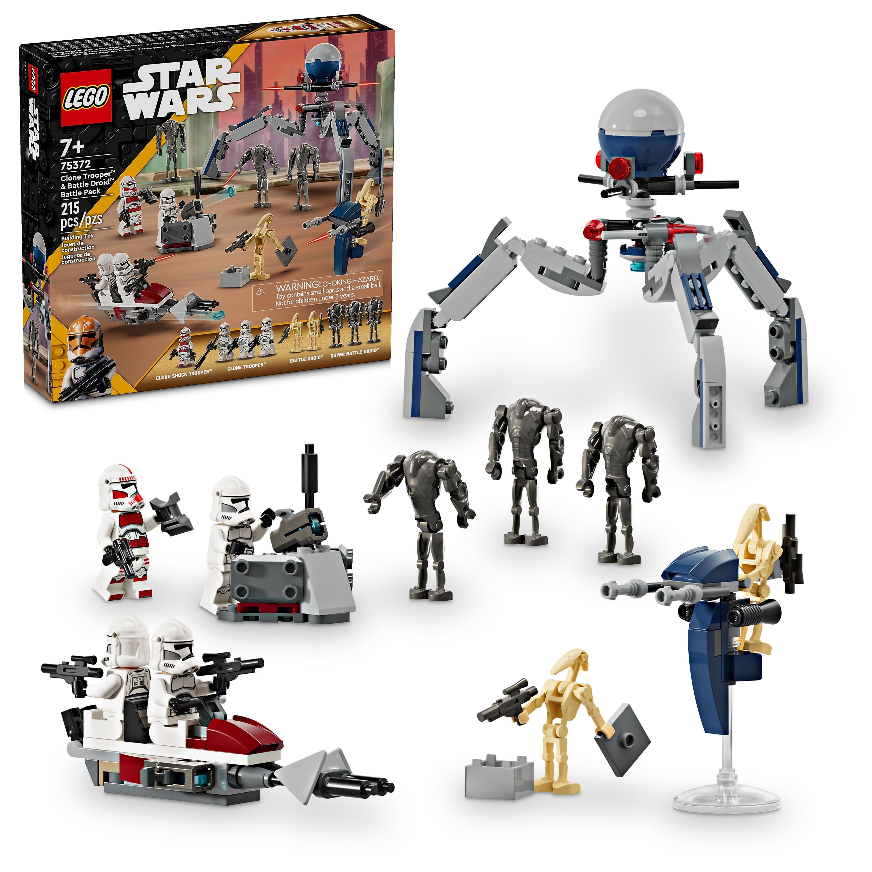 LEGO Star Wars Clone Trooper & Battle Droid Battle Pack, 215 Pieces (75372)