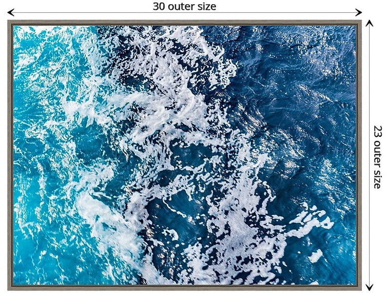 Amanti Art Turbulent Tasman Sea V, Canvas, 30" x 23" (A42675514993)