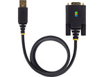 StarTech 10' USB-A to RS-232 Serial Adapter Cable, Male to Male, Black, 'DI Chip, COM Retention (1P10FFCN-USB-SERIAL)