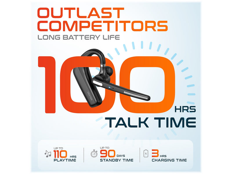 Delton 90X Ultralight Executive Wireless Noise Canceling Bluetooth Headset with 1080p Webcam (DBTHEAD90XBTDLCAM)