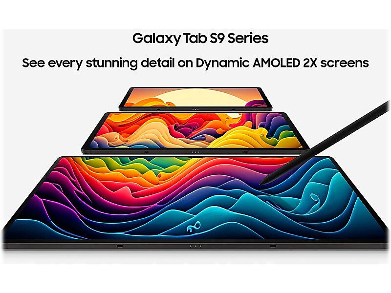 Samsung Galaxy Tab S9 11" Tablet, WiFi 7, 128GB, Android, Graphite (SM-X810NZAAXAR)