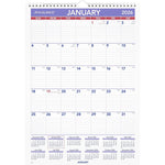 2026 AT-A-GLANCE 12" x 17" Monthly Wall Calendar, White/Purple (PM2-28-26)
