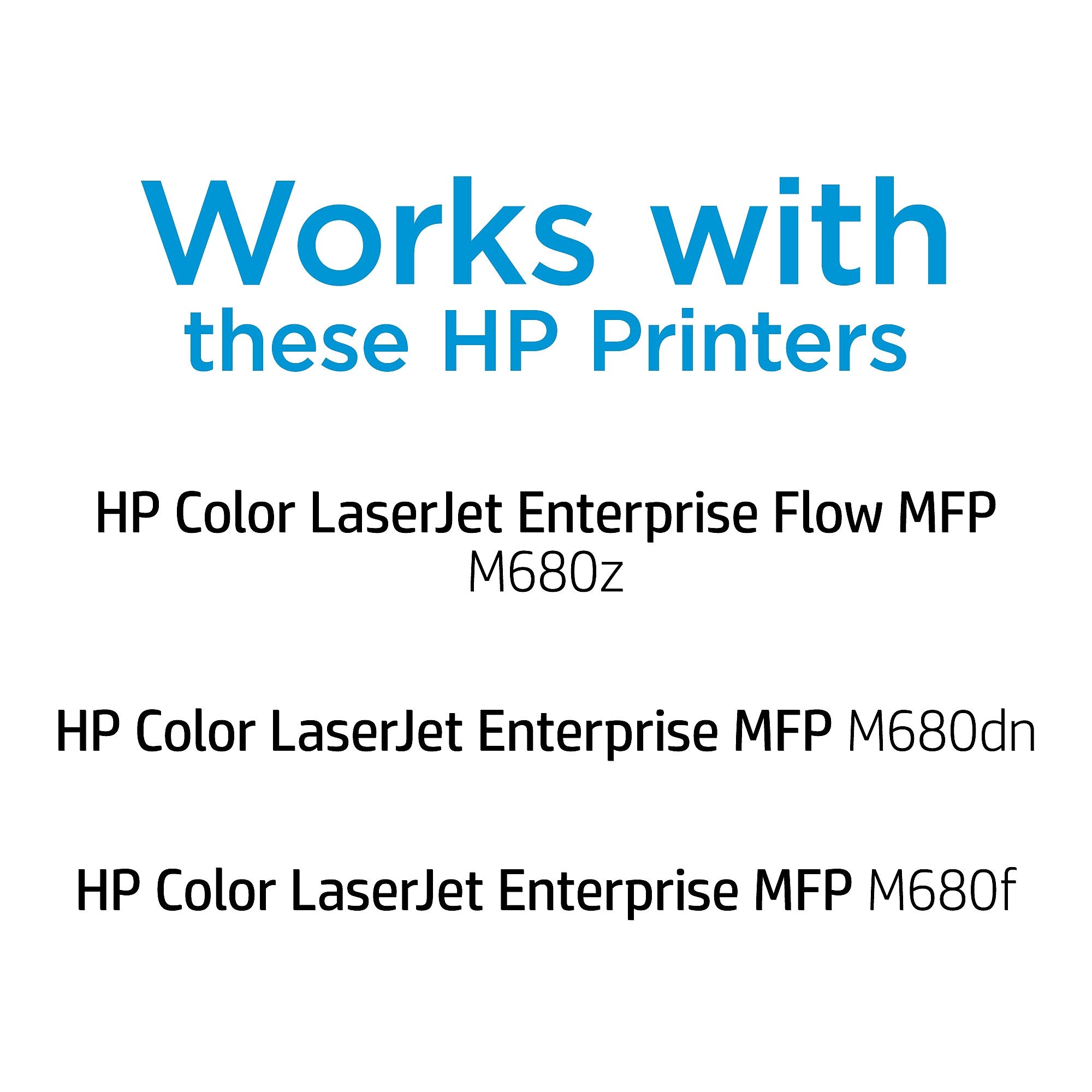 HP 653A Cyan Standard Yield Toner Cartridge, Prints Up to 16,500 Pages (CF321A)