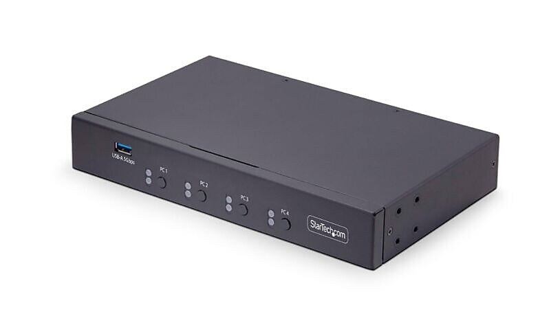 Startech 4-Port KM Switch with Mouse Switching, USB Switch for Keyboard/Mouse (P4A20132-KM-SWITCH)