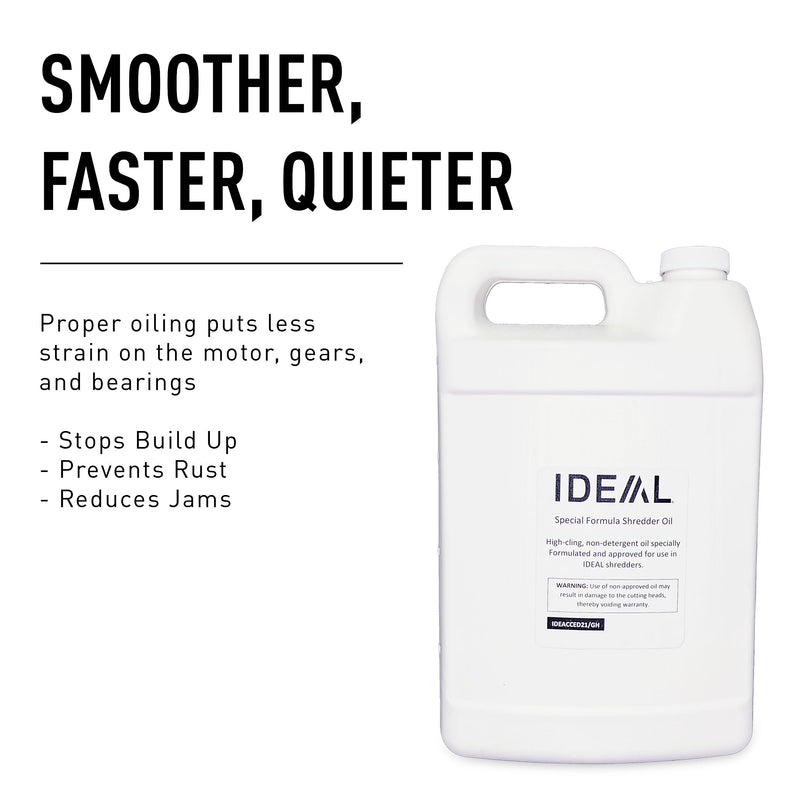 IDEAL Special Lubricating Shredder Oil, 128 oz., 4/Pack (IDEACCED21/GH)