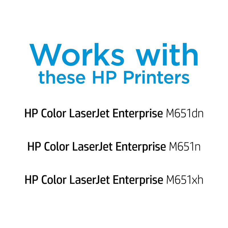 HP 654X Black High Yield Toner Cartridge, Prints Up to 20,500 Pages (CF330X)