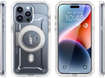 SUPCASE Unicorn Beetle PRO MAG Rugged Case for iPhone 15 Pro Max, Shock-Absorbing, Clear (SPH23MX67MGPSCL)