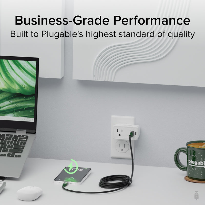 Plugable 6.6' USB-C to USB-A Cable, Black (USBC-A2M)