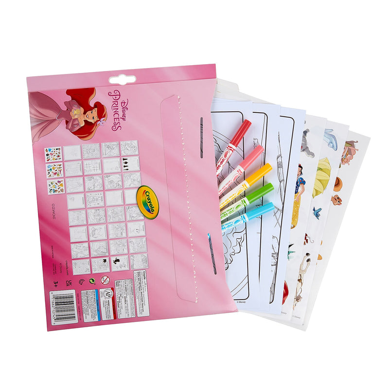Crayola Color & Sticker: Disney Princess Activity Book, 3 Sets/Bundle (BIN042745-3)