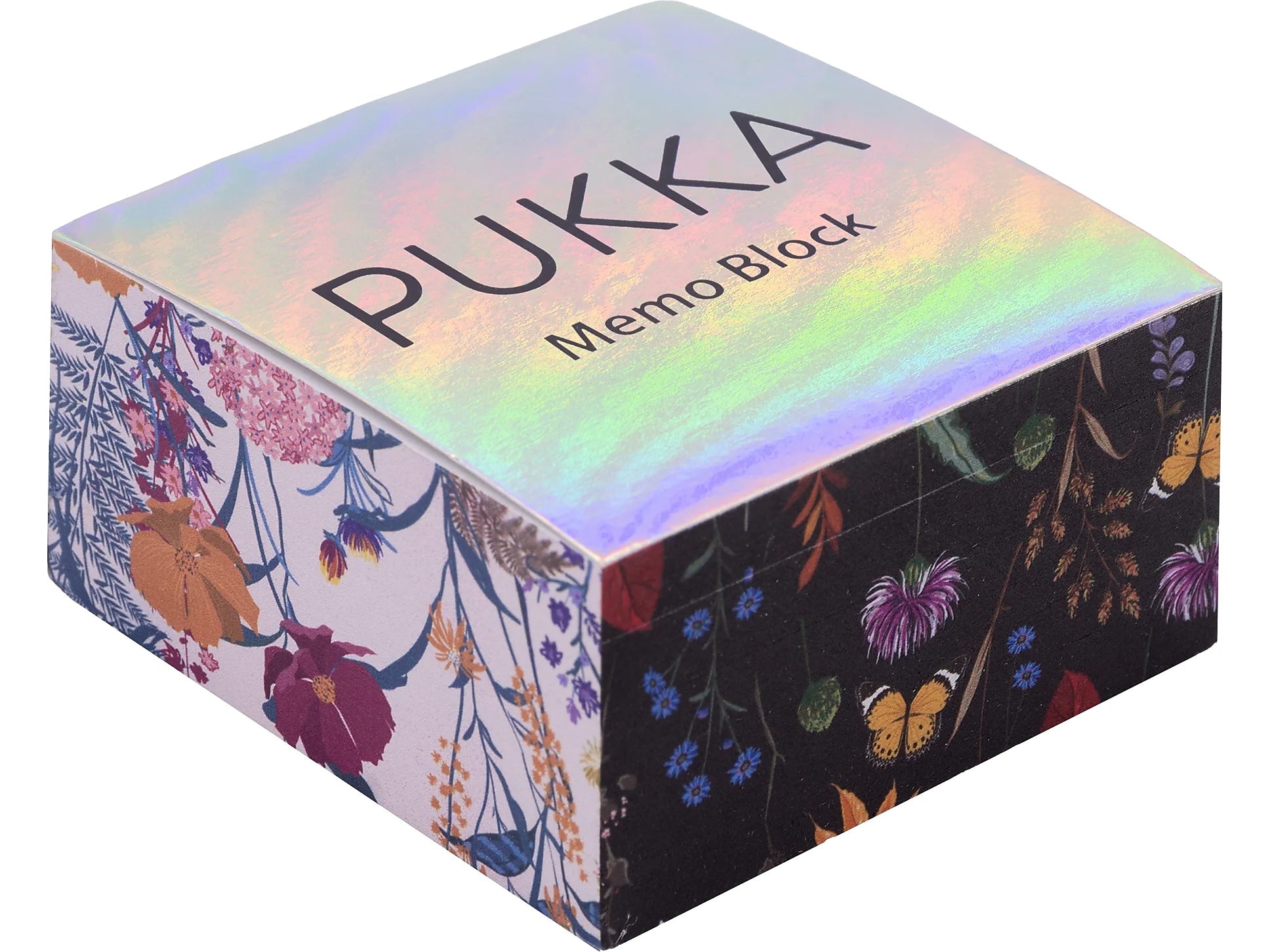 Pukka Pad Bloom Memo Block, 3.15" x 3.15", Multicolor, 500 Sheets/Pad, 2 Pads/Pack (9514-BLM)
