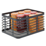mDesign Steel Organizer, Matte Black (25930)