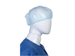 Tronex Spunbonded Bouffant Cap, One Size, Blue, 100 Caps/Box, 5 Boxes/Pack (7124B)