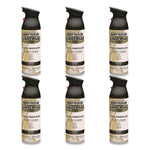 Rust-Oleum Universal Premium Spray Paint, Black, 12 oz., 6/Carton (245196)