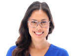 SAV VK Couture Fiona +2.50 Reading Glasses, Dark Purple Demi (E9231)