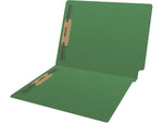 Medical Arts Press Reinforced End Tab File Folder, Straight Cut, Letter-Size, Green, 50/Box (S-01602-GRN)