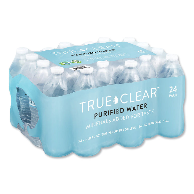 True Clear Purified Water, 16.9 oz., 24 Bottles/Carton (TCLTRC05L24CT)