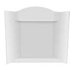 Royal Brites StageIt Display Board with Header & Shelf,  37"x 44", White, 5/PK