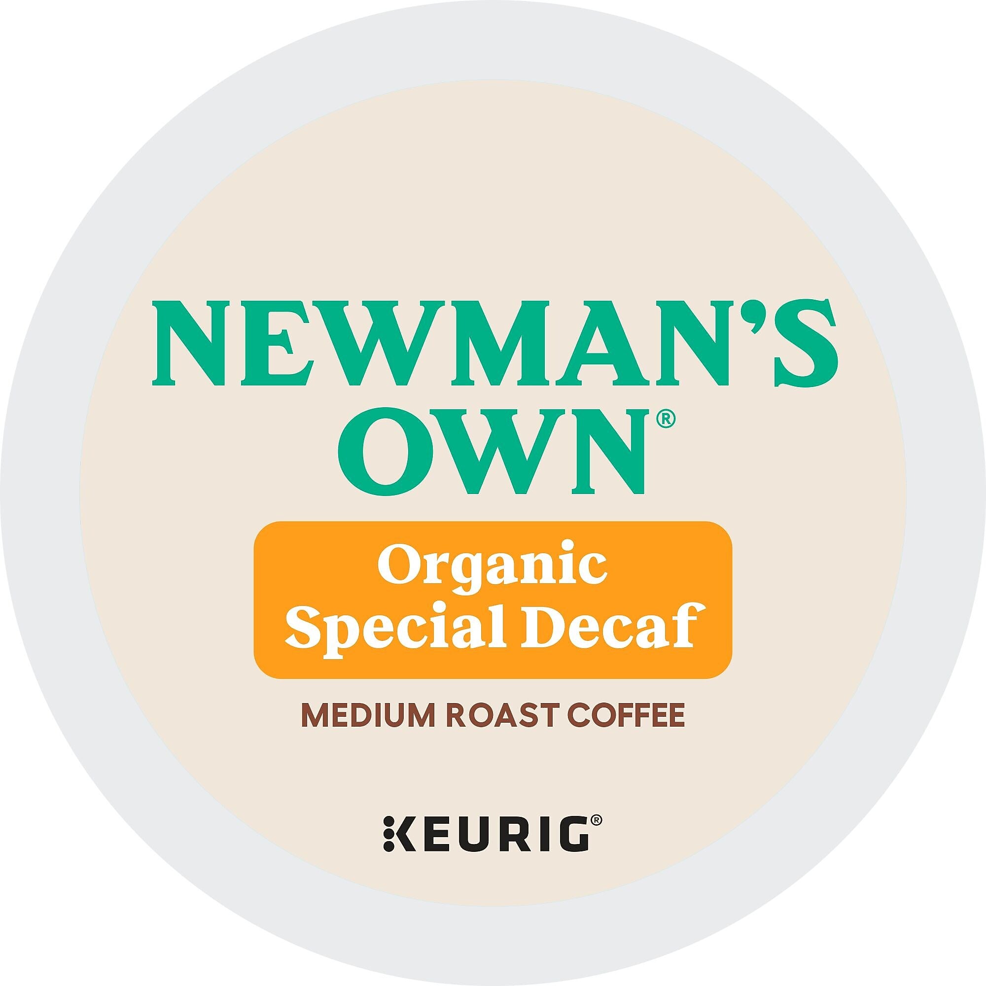 Newman's Own Organic Special Decaf Coffee Keurig® K-Cup® Pods, Medium Roast, 24/Box (5000351722)