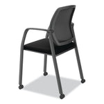 HON Nucleus Series Recharge Fabric/Mesh Guest Chair, Black (HONNR6FMC10P71)