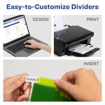 Avery Big Tab Insertable Plastic Divider, 8 Tabs, Multicolor, 1 Set (11903)
