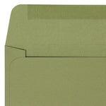 JAM Paper Booklet Envelope 6" x 9", Olive Green, 50/Pack (3157498i)